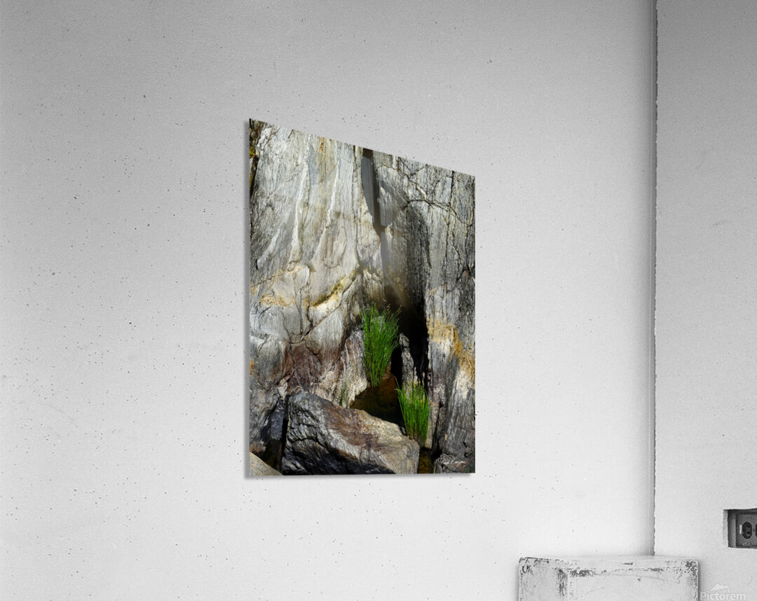 Cliff Sculpture Acrylic Print