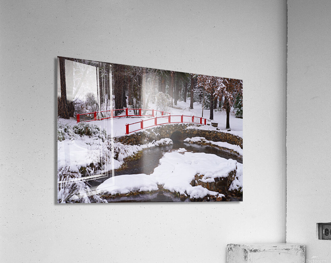 Red Bridge Acrylic Print