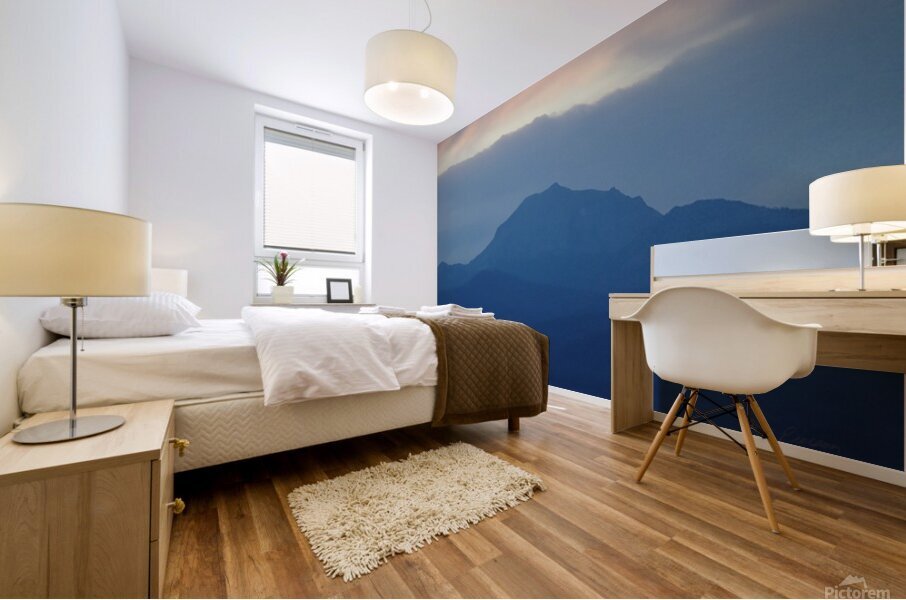 Mount Lassen Pastels Mural print