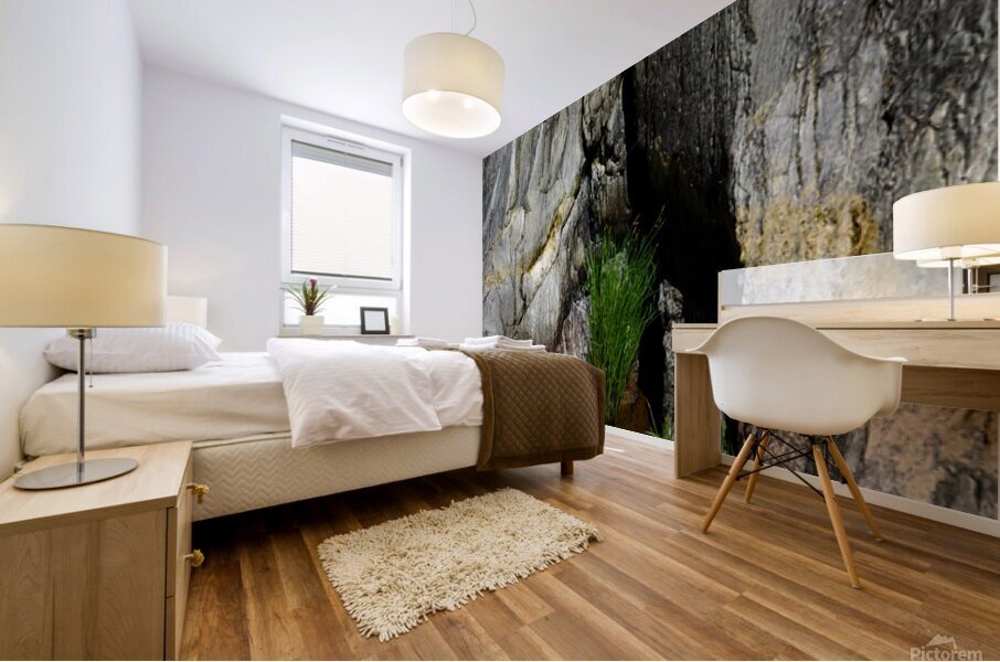 Cliff Sculpture Mural print