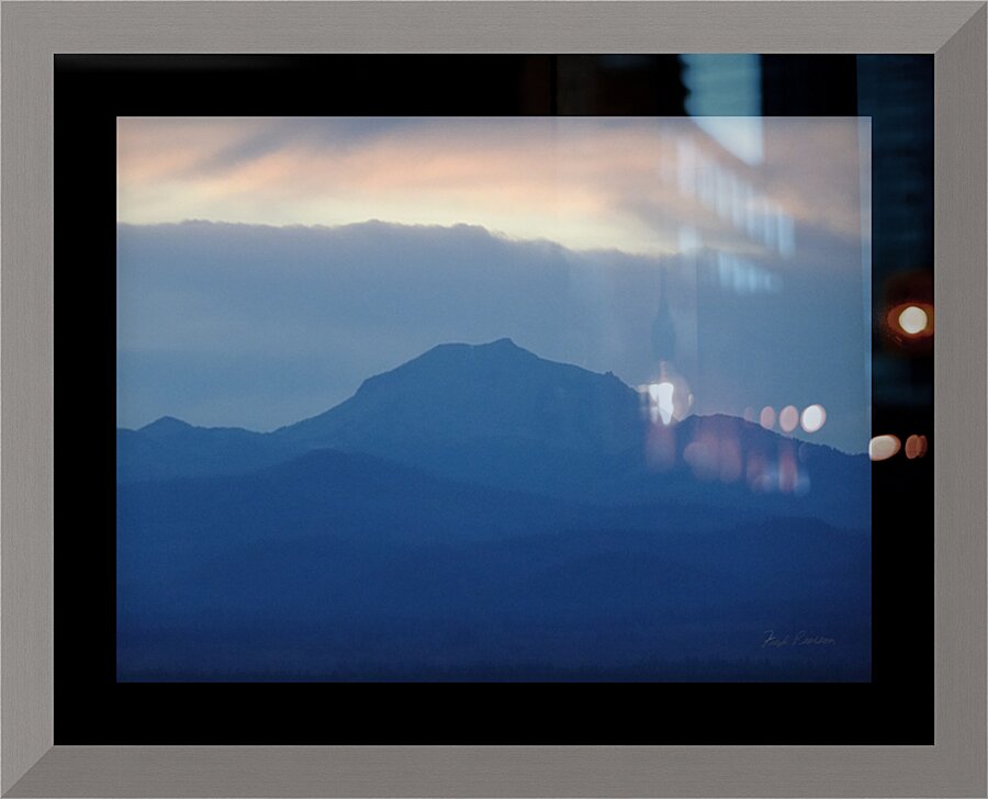 Mount Lassen Pastels Picture Frame print