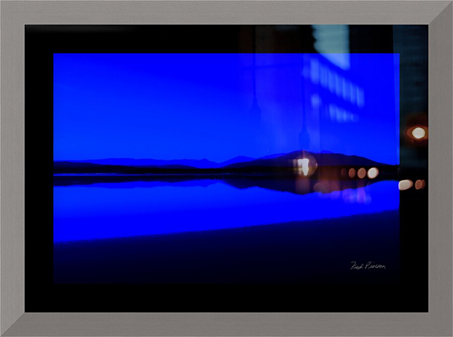 Lake Almanor Blues Picture Frame print