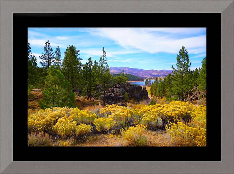 Frenchman Lake Picture Frame print