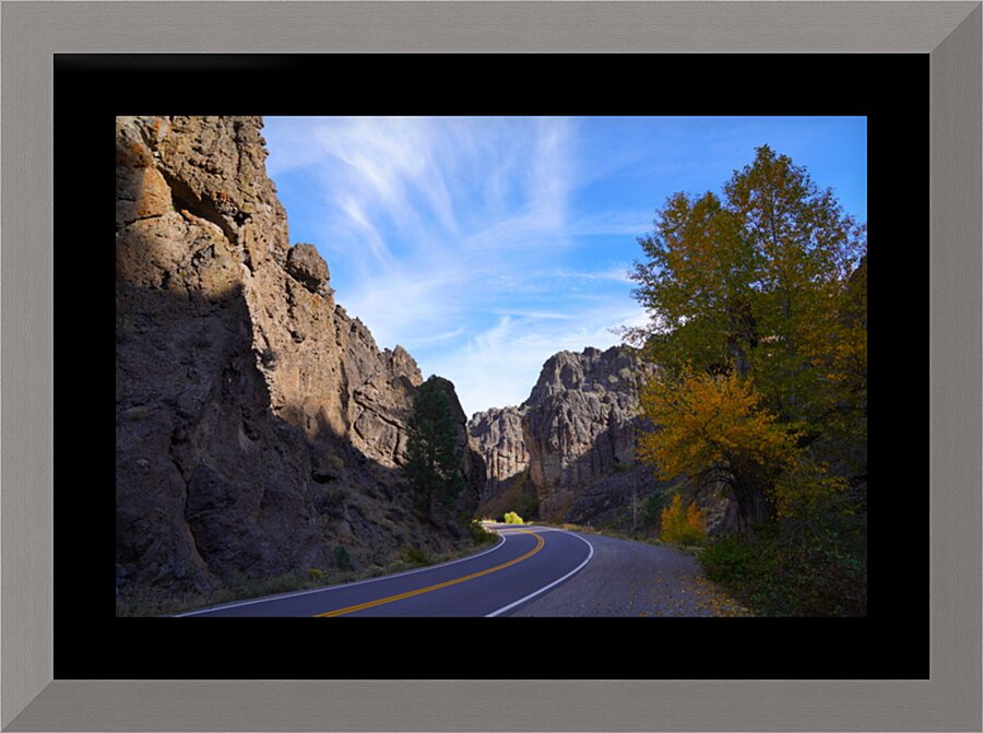 Frenchman Lake Road Picture Frame print