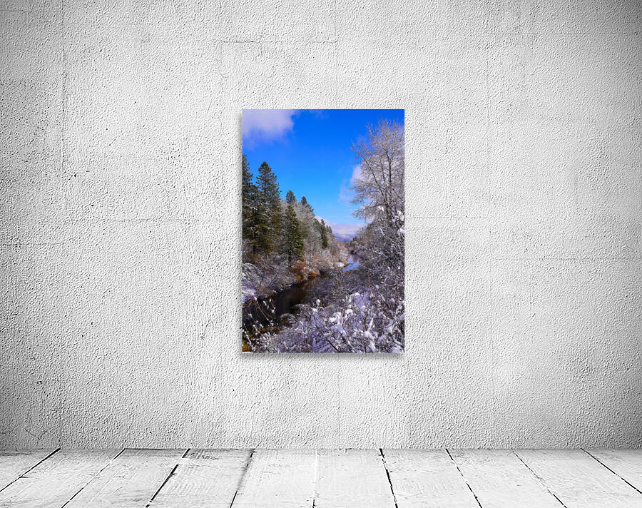 Spanish Creek in Winter Wall Preview