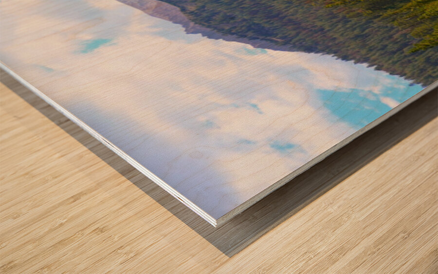 Lassen Peak Wood print